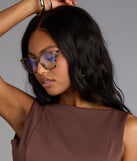 Smart And Chic Cat Eye Blue Light Glasses