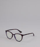 Smart And Chic Cat Eye Blue Light Glasses