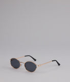 Retro Cool Metal Round Glasses