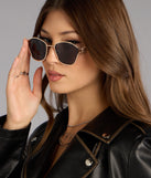 Fresh Pick Flower Detail Sunglasses