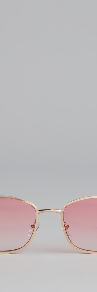 Fresh Pick Flower Detail Sunglasses