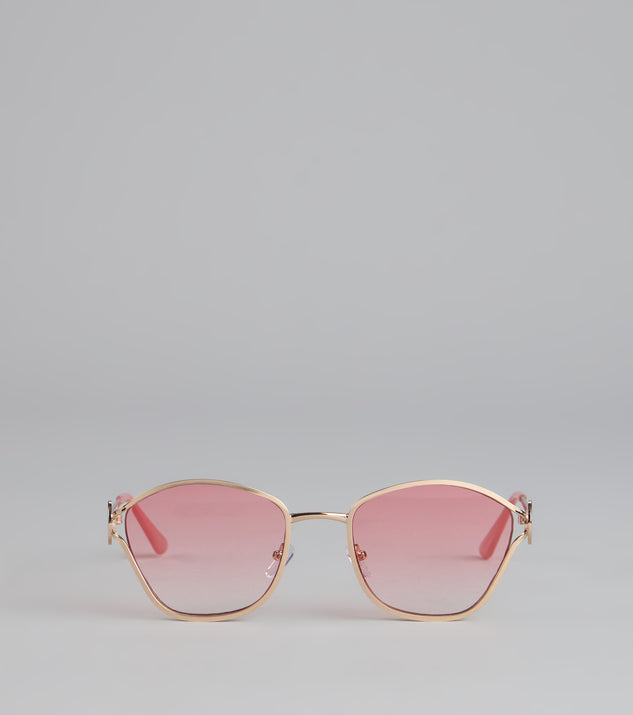 Fresh Pick Flower Detail Sunglasses