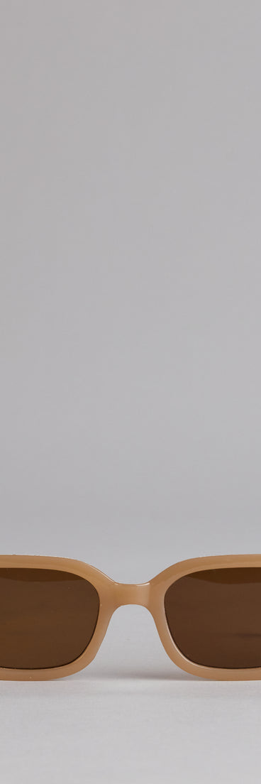 Everyday It Girl Rectangle Sunglasses