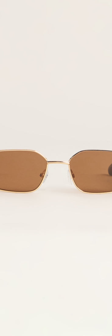 Caught A Glance Oval Sunglasses