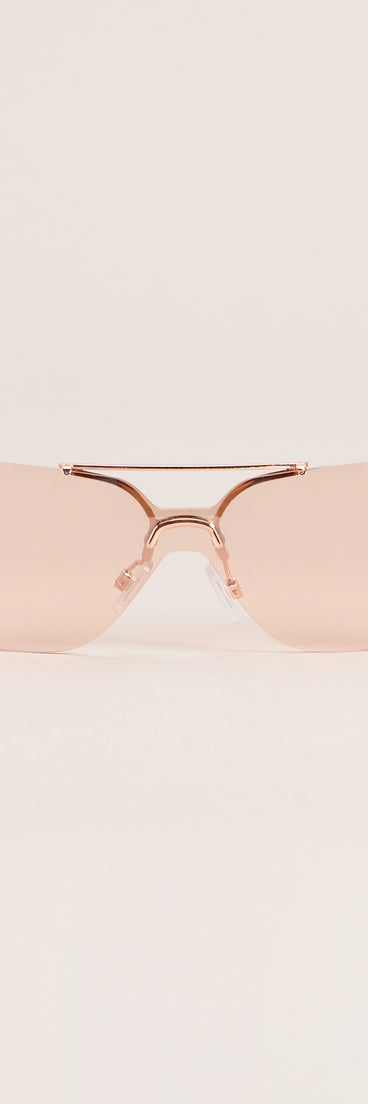 Runway Route Square Sunglasses