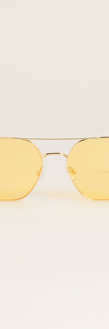 Sunny Side Up Aviator Sunglasses
