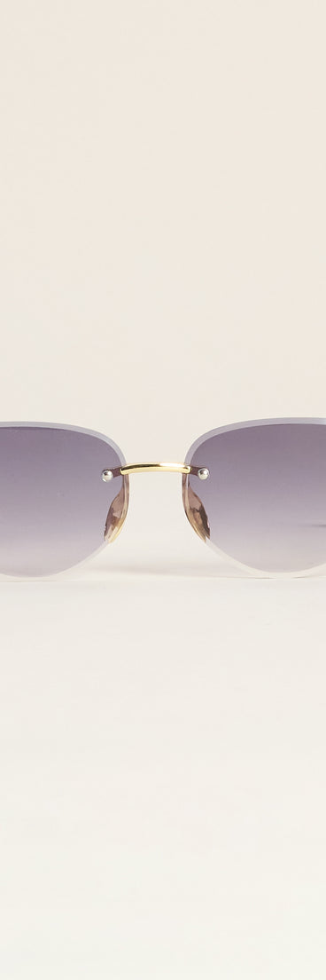 Rich Girl Routine Oval Sunglasses