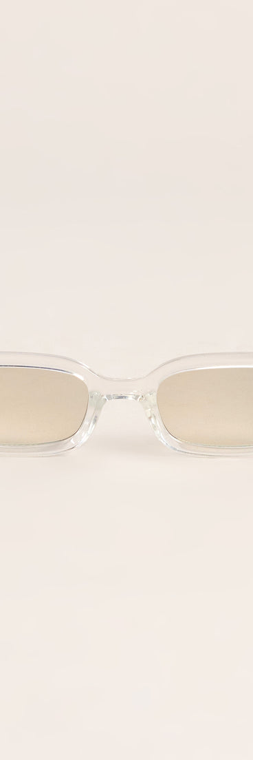 Effortless Icon Clear Frame Sunglasses