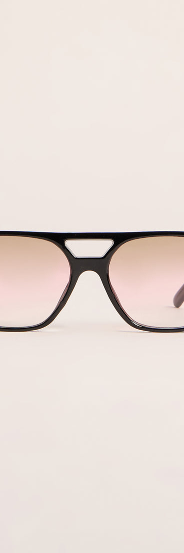 Sharp Focus Aviator Sunglasses