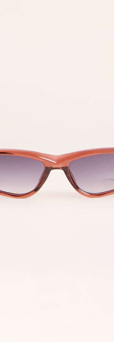 Booked And Shaded Cat Eye Sunglasses