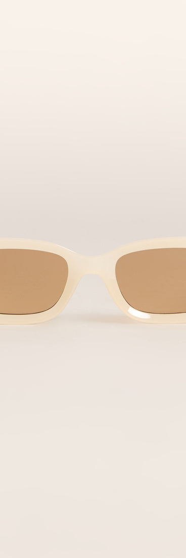 Soft Launch Square Frame Sunglasses