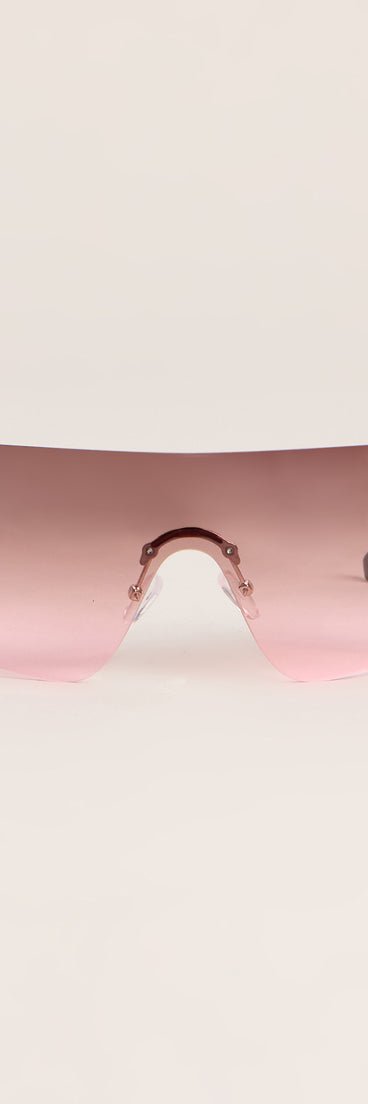 Caught In Frame Shield Sunglasses