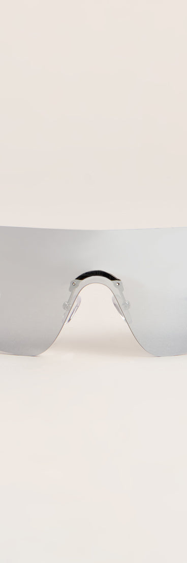 Hard To Miss Shield Sunglasses