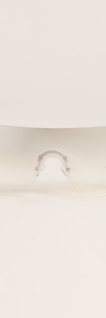 No Notes Shield Sunglasses