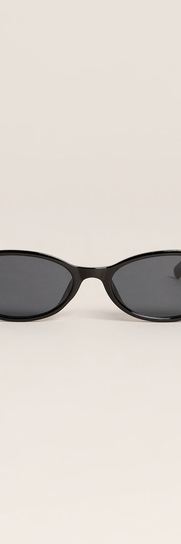 Study Break Retro Oval Sunglasses