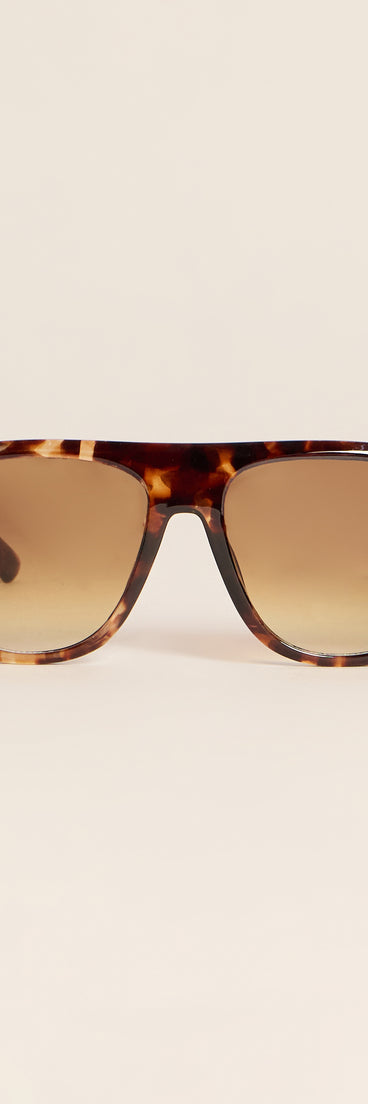 Booked Until Sunset Aviator Sunglasses