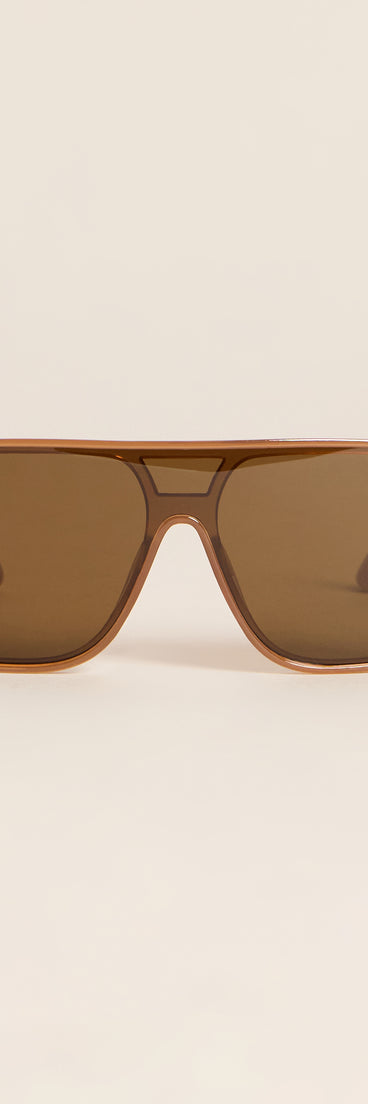 Too Busy Looking Good Aviator Sunglasses