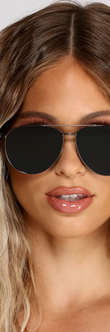 Deep Reflections Ombre Aviators