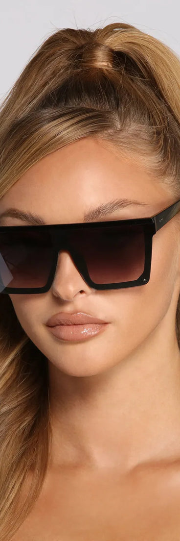 Chic Flat Top Sunglasses