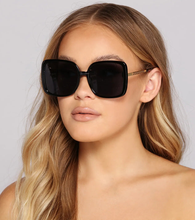 Let's Link Up Square Sunglasses
