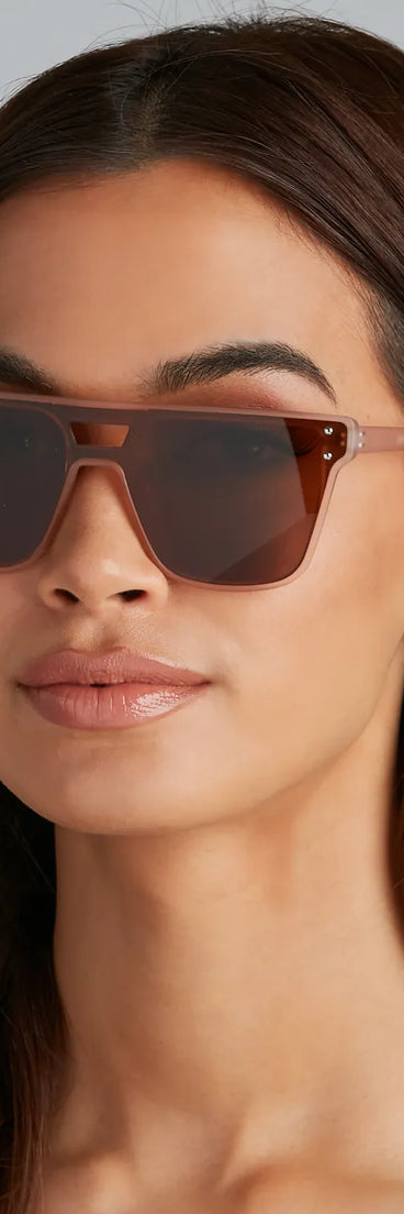Trendy Moment Flat Top Sunglasses