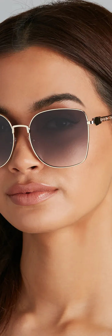 Rays For Daze Square Oversized Sunglasses