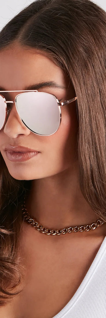 Life's A Highway Aviator Sunglasses