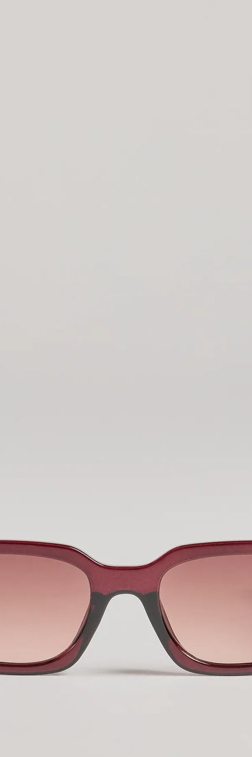 Elevated Glam Rectangle Sunglasses