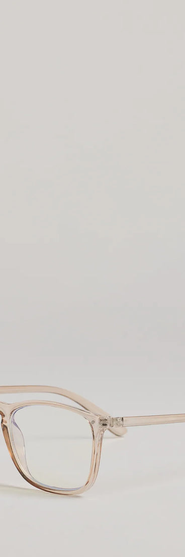 The Classically Chic Blue Light Eyeglasses in black is a women's workwear essential with an elevated fabric and chic silhouette, ideal for layering and versatile enough to take your look from office chic to going-out ready!