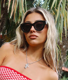 Retro Cutie Cat Eye Sunglasses