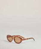 Golden Hour Tortoiseshell Oval Sunglasses