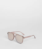 The So Cool Flat Top Square Sunglasses in pink brings edge and energy to your vibe, ready to elevate any festival look or concert outfit.