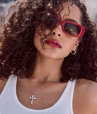 Sleek Classic Square Frame Sunglasses