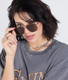 Trendy Sleek Oversized Square Sunglasses