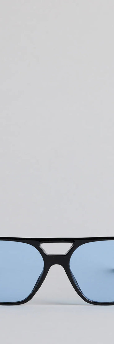 On The Go Babe Colored Aviator Square Sunglasses