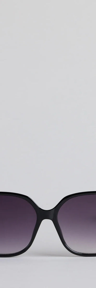 Livin' My Best Life Oversized Square Sunglasses