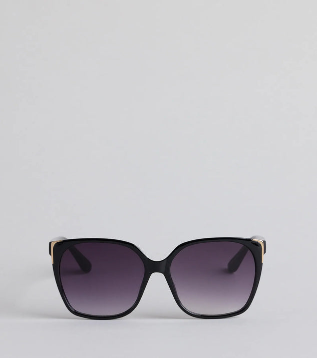 Livin' My Best Life Oversized Square Sunglasses