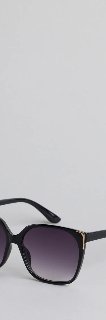 Livin' My Best Life Oversized Square Sunglasses