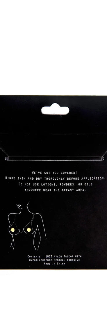 Get ready for any event with the Disposable Breast Petal Pasties in natural, an essential start to creating a versatile outfit for concerts, parties, or cocktail hours.
