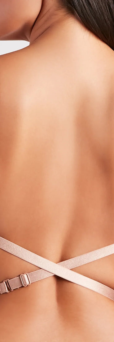 Plunge Low-Back Bra