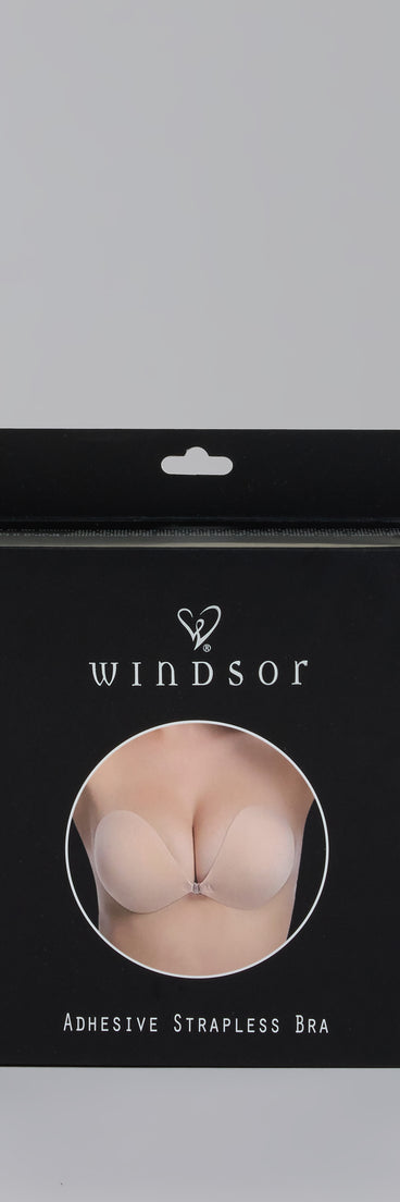 Flawless Finish Adhesive Strapless Bra in Beige | Size: C | Windsor Flawless Finish Adhesive Strapless Bra in Beige | Size: C | Windsor