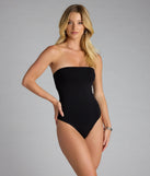 Complete your look with the Sculpt Mode Activated Smoothing Tube Bodysuit, a trendy black top that’s ready to pair with anything in your fall rotation.