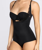 Lace Seamless Smoothing Bodysuit