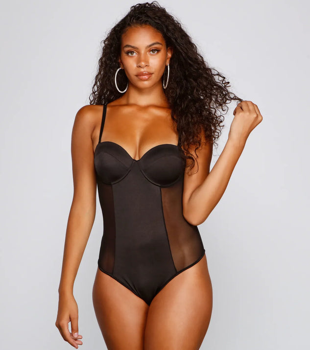 Sultry Impression Bustier Mesh Shaper