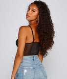 Sultry Impression Bustier Mesh Shaper