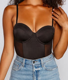 Sultry Impression Bustier Mesh Shaper