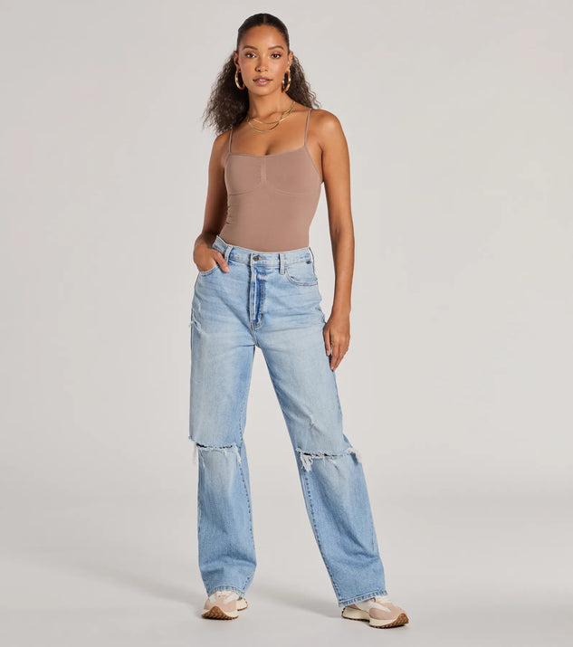 Clean Lines Sleeveless Seamless Knit Bodysuit | Windsor
