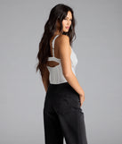 Forever Feels Lace Knit Bustier