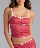 Cuddle Up Cutie Polka Dot Pajama Top