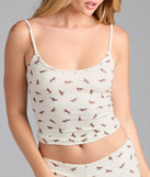 Home On The Range Horse Print Pajama Top